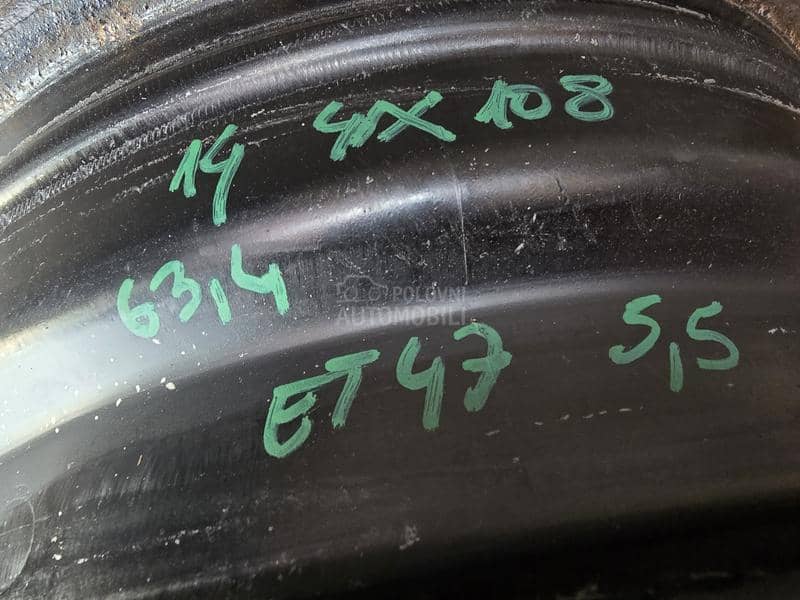 Čelične felne ford 14" 4 x 108