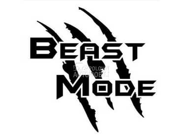 Nalepnica beast mode NOVO  