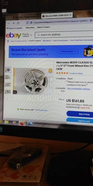 Aluminijumske felne AMG 17" 5 x 112