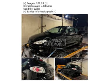 Delovi za Peugeot 106, 206, 206 plus ... od 1999. do 2015. god.