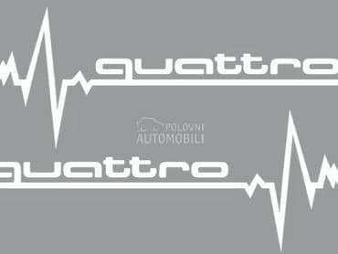 Nalepnice quattro za stakla za Audi Ostalo
