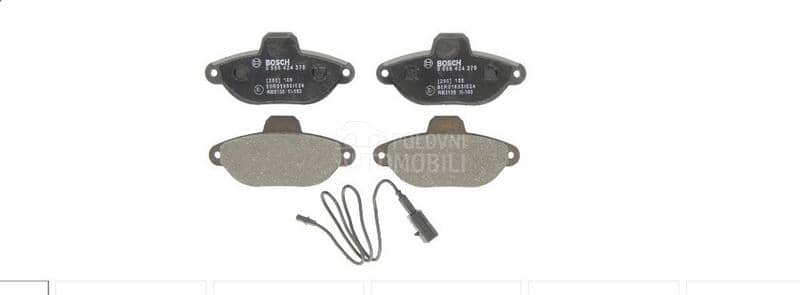 Komplet pločica, disk-kočnica