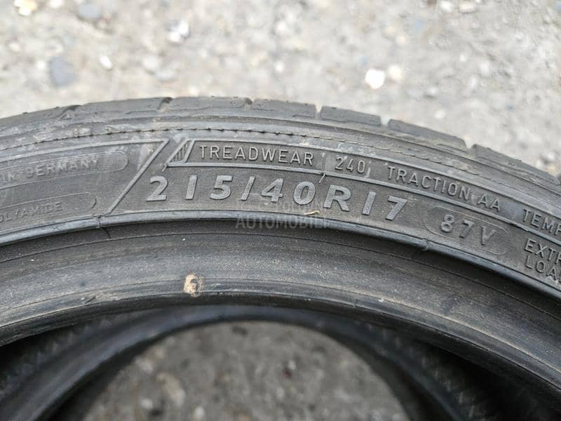 Dunlop 215/40 R17 Letnja