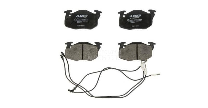 Komplet pločica, disk-kočnica