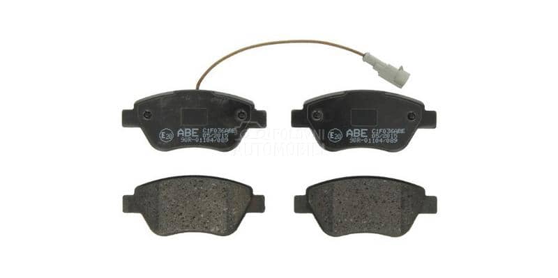 Komplet pločica, disk-kočnica