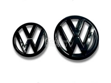 Prednji i zadnji znak crni za Volkswagen Golf 6