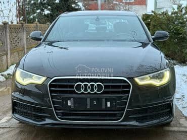 Branik S-line prednji crni C7 za Audi A6 od 2012. do 2018. god.