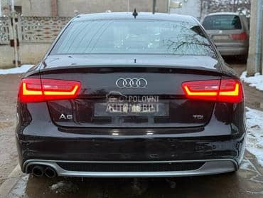Branik S-line zadnji crni C7 za Audi A6 od 2012. do 2018. god.