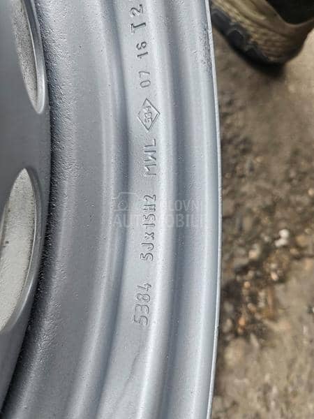 Čelične felne Clio 4x100 15" 4 x 100