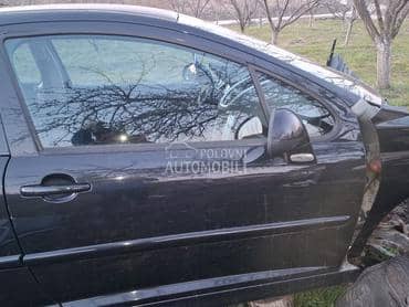 desna vrata crna 3 vrata za Peugeot 207