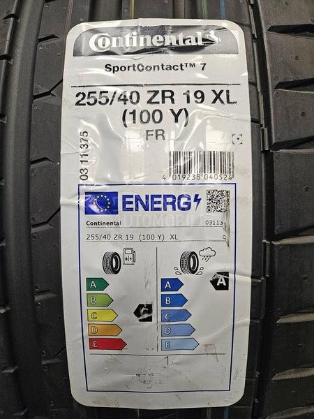 Continental 255/40 R19 Letnja