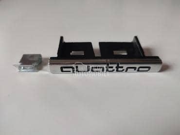 Natpis Quattro hrom za masku za Audi A4, A6, A8