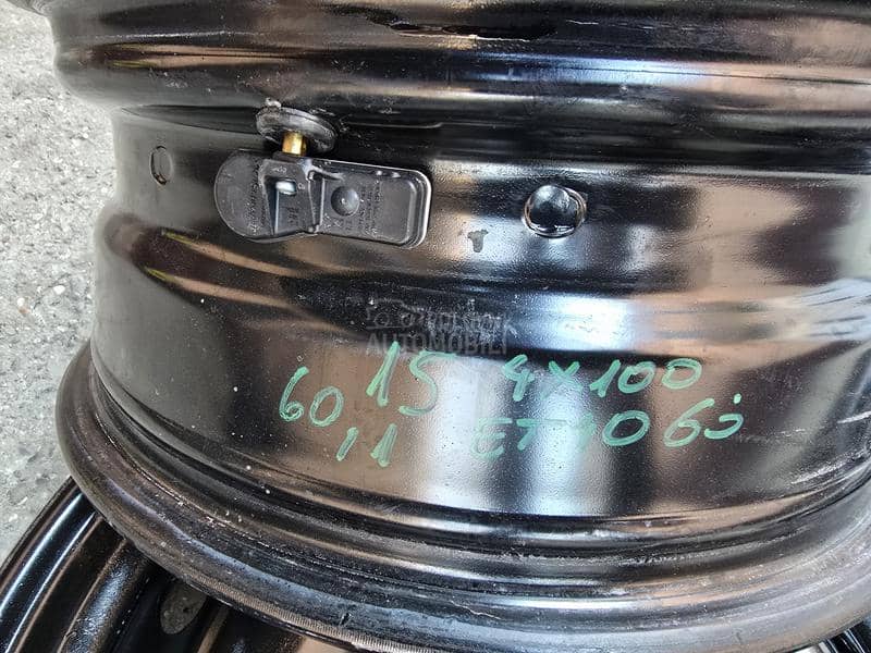 Čelične felne reno 15" 4 x 100