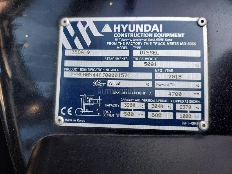 Hyundai 3.5 tona triplex