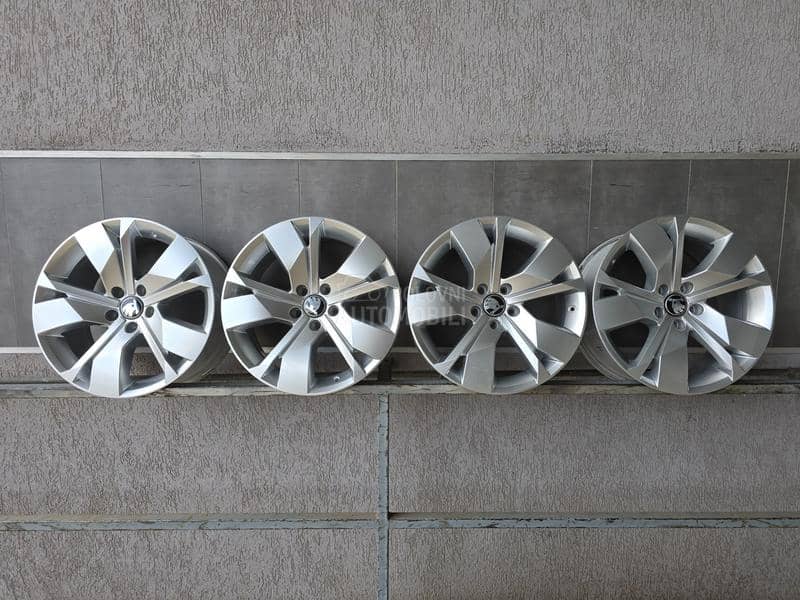 Aluminijumske felne škoda original 18" 5 x 112