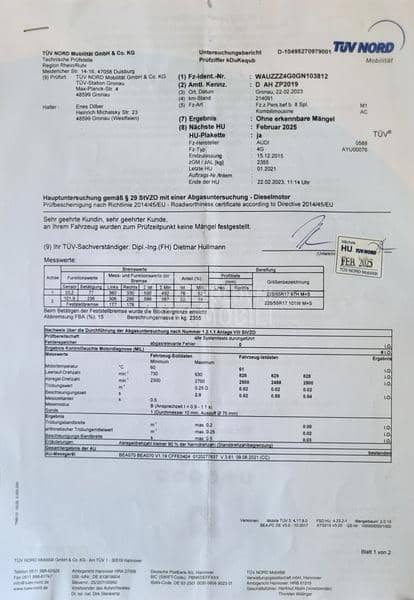 Audi A6 2.0tdi