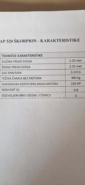 Škorpion 520 novo