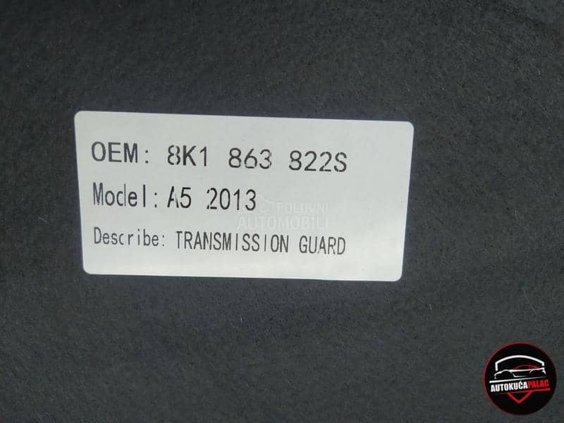 PVC ISPOD MOTORA ND-403