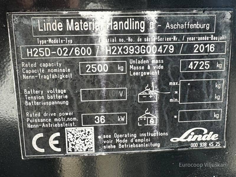 Linde H25D