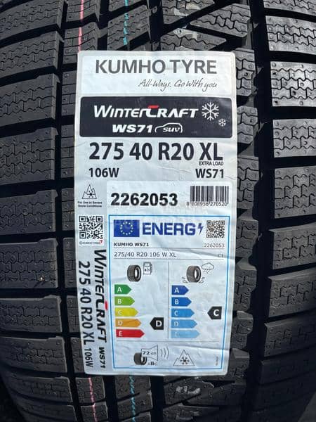Kumho 275/40 R20 Zimska