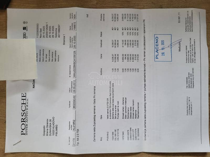 Audi A4 2.0TDI