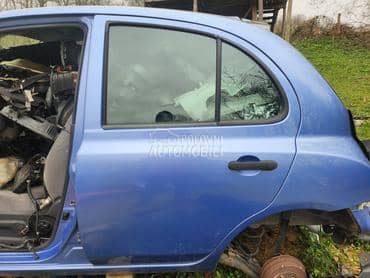 zadnja leva vrata za Nissan Micra od 2002. do 2010. god.