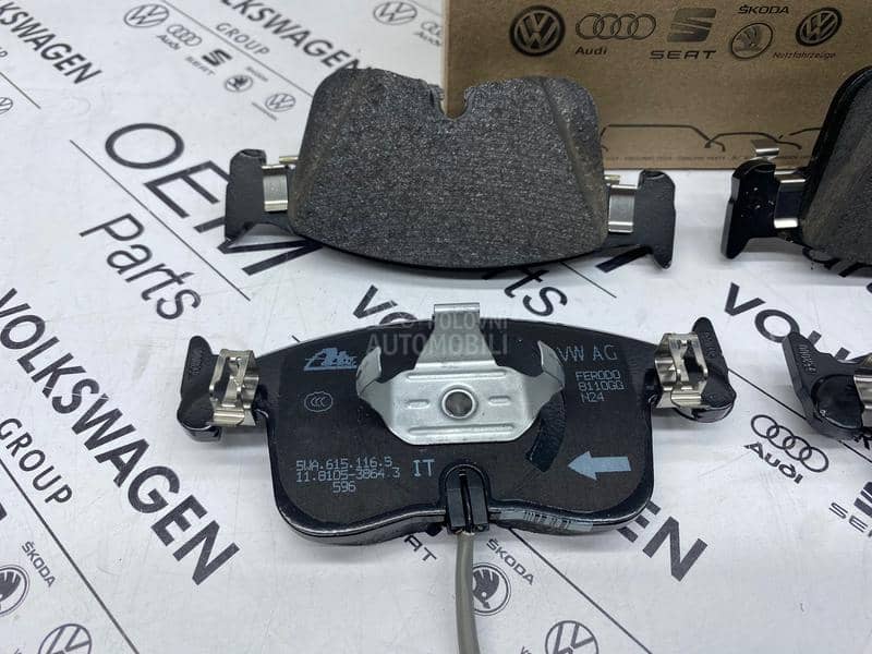 Prednje Pločice Golf 8 GTI