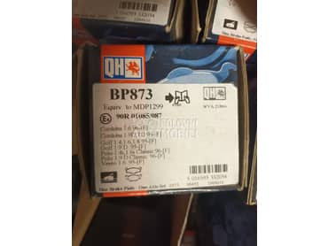 PLOČICE KOČNICA PREDNJE za Volkswagen Polo, Vento, Golf 3