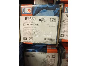 PLOČICE KOČNICA PREDNJE za Volkswagen Golf 1, Santana, Jetta ...