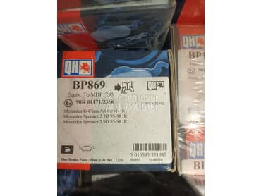 PLOČICE KOČNICA ZADNJE za Mercedes Benz G 290, G 300, G 320