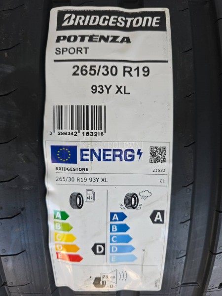Bridgestone 265/30 R19 Letnja