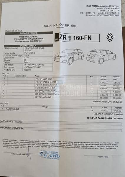 Renault Scenic 1.2 Tce