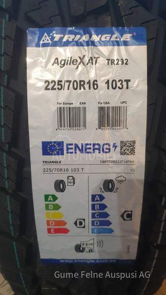Triangle 225/70 R16 Letnja