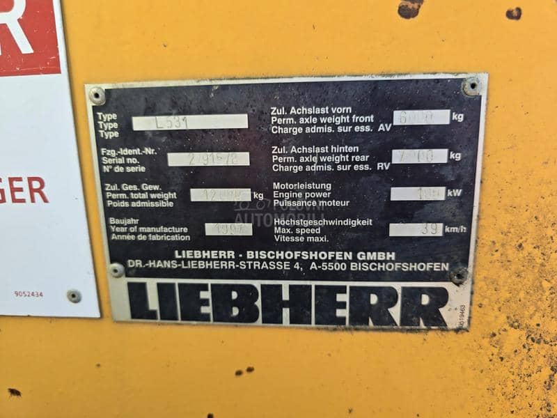 LIEBHERR 531 DELOVI