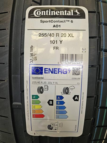 Continental 255/40 R20 Letnja