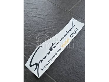 Nalepnica sport mind NOVO za Smart Roadster, Crossblade, ForFour ...