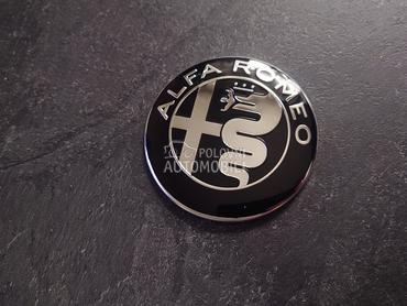 NOV crni znak 74mm noviji tip za Alfa Romeo 33, 75, 90 ...