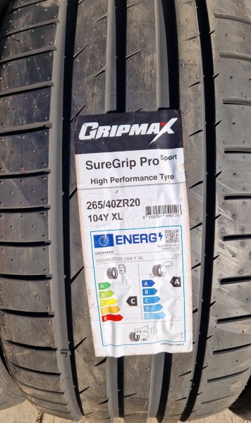 Gripmax 265/40 R20 Letnja