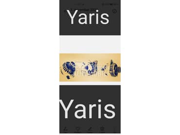 Alternator za yarisa za Toyota Yaris