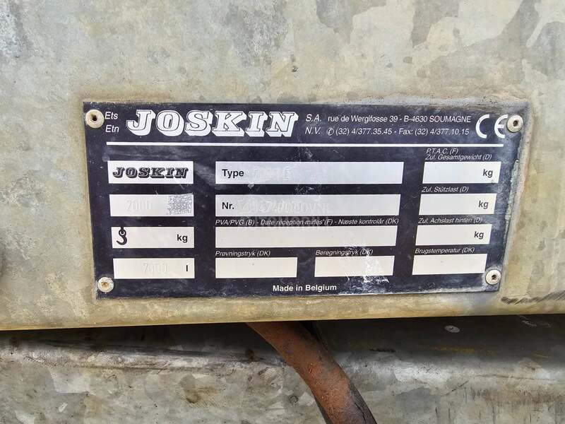 Joskin CISTERNA 12T / 7T