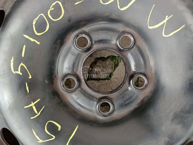 Čelične felne WW nemacka 15" 5 x 100