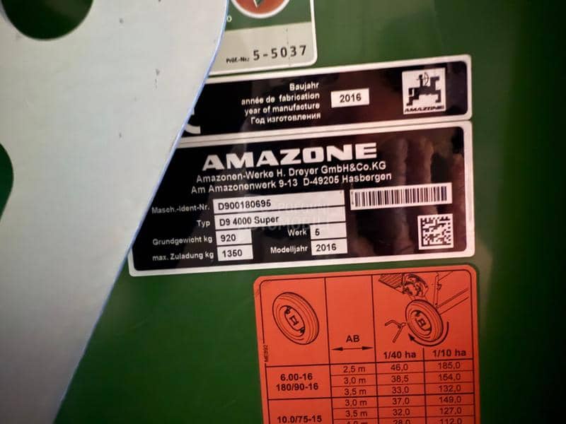 Amazone D9 4000
