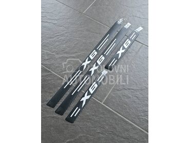 Karbon nalepnice pragova NOVO za BMW X6, X6 M
