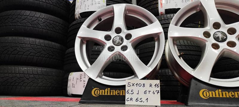 Aluminijumske felne  16" 5 x 108