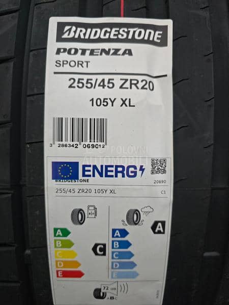 Bridgestone 255/45 R20 Letnja