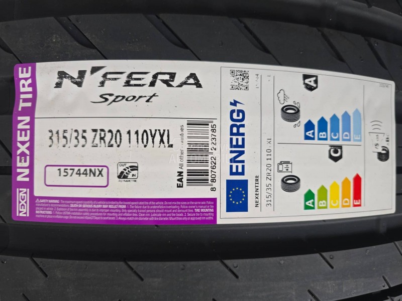 Nexen 315/35 R20 Letnja