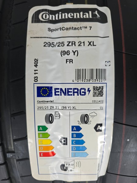 Continental 295/25 R21 Letnja