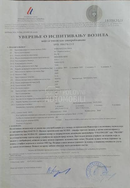 Mercedes Benz Vario 815D