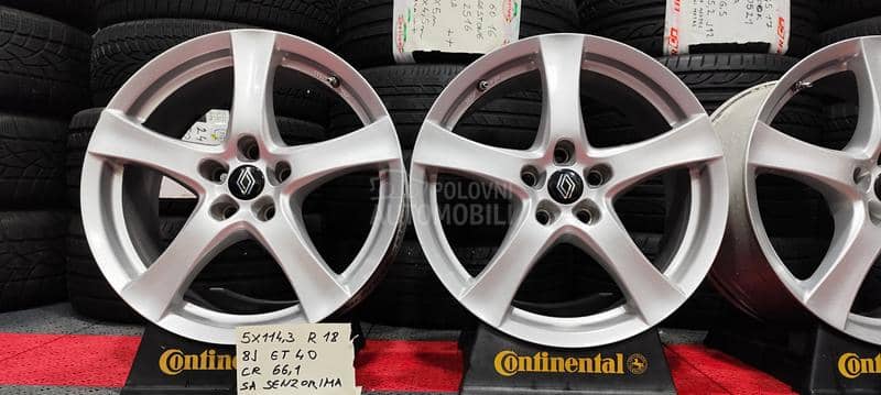 Aluminijumske felne  18" 5 x 114.3