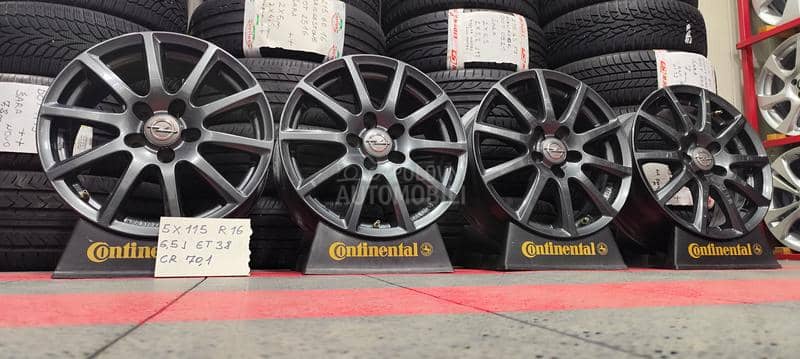 Aluminijumske felne  16" 5 x 115